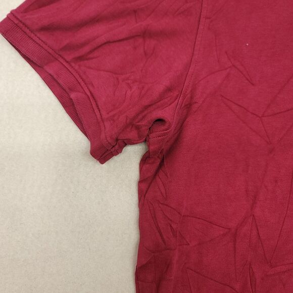 Van Heusen Casual Short Sleeve Collared Polo Shirt Adult Mens Size L Pink - Picture 4 of 10